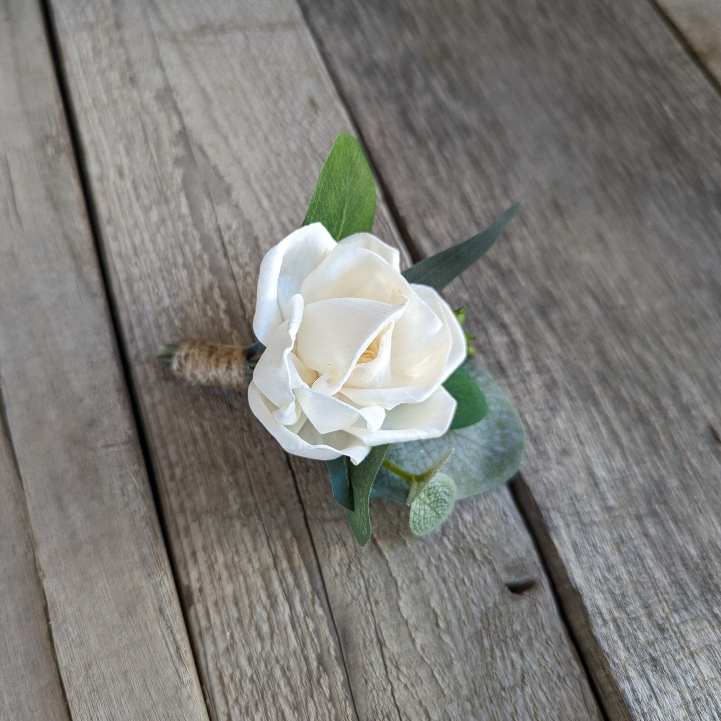 Wood Rose Boutonniere, Groomsmen Boutonniere, Wooden Lapel Pin, Groom Lapel Flower, Sola Wood Flowers