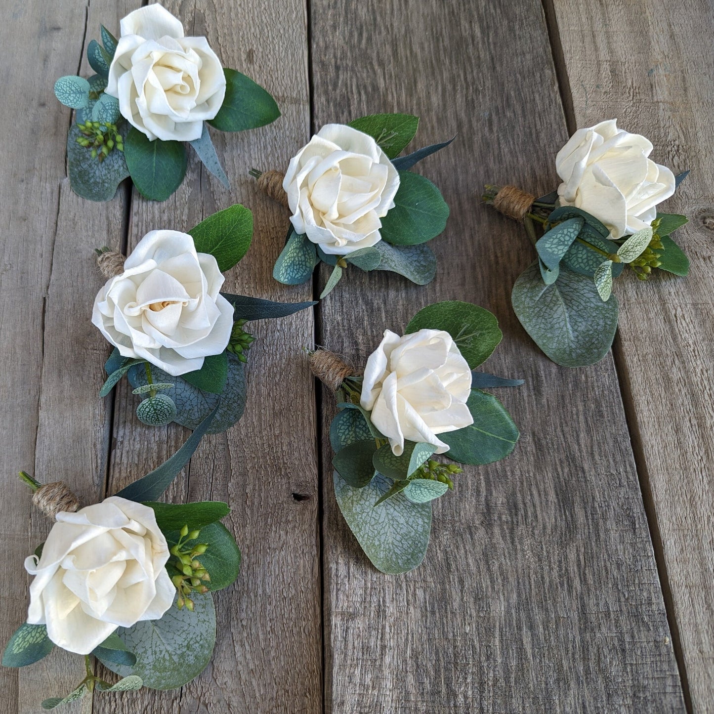 Wood Rose Boutonniere, Groomsmen Boutonniere, Wooden Lapel Pin, Groom Lapel Flower, Sola Wood Flowers
