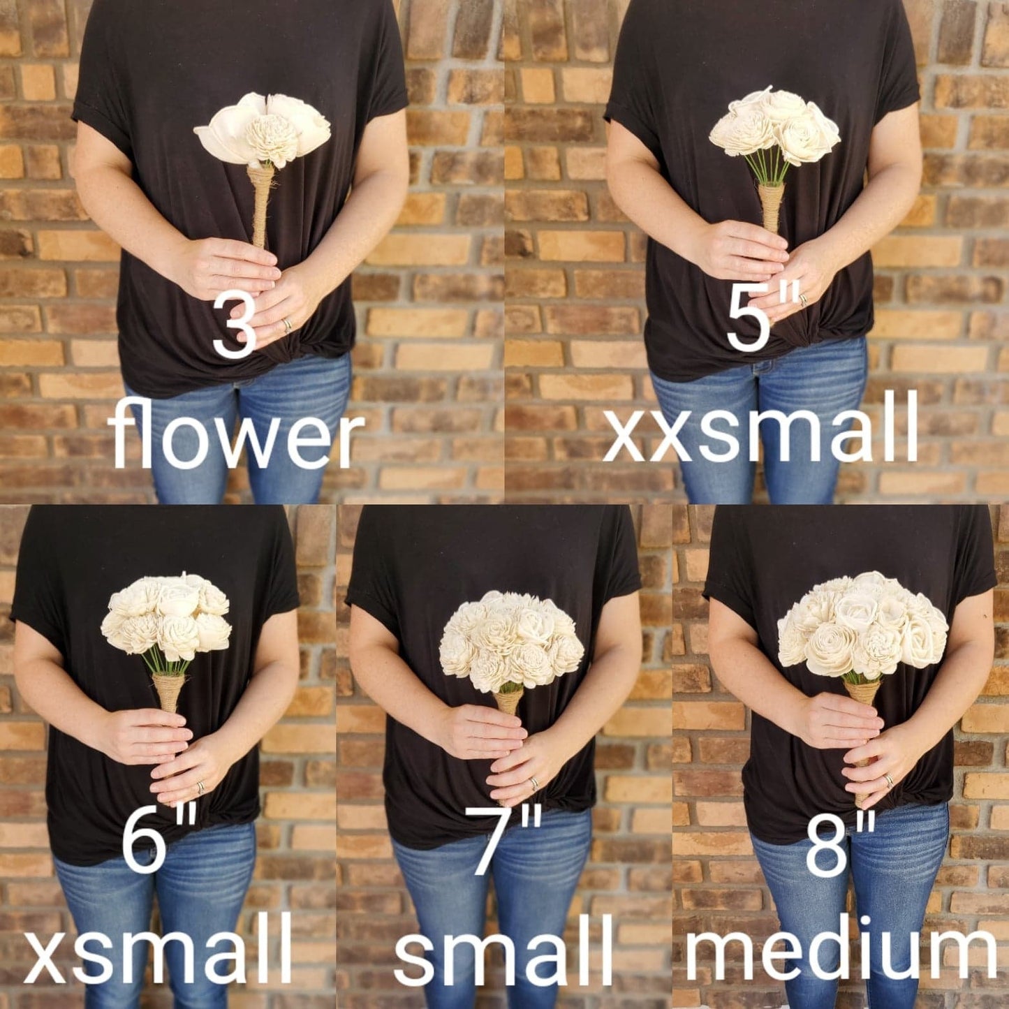 Wood Flower Bouquet, Fall Wedding Bouquets, Wooden Flower Bouquet, Sola Wood Flowers Bridesmaid Bouquet, Cascading Bridal Bouquet