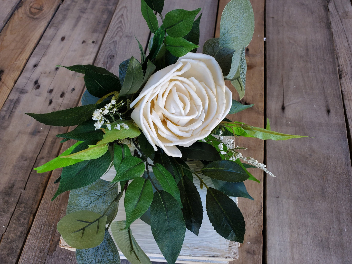 Wood Flower Bouquet, Single Stem Bouquet for Bridesmaid, Wedding Bouquets, Single Flower Bouquet, Wooden Flower Bouquet, Bridal Toss Bouquet