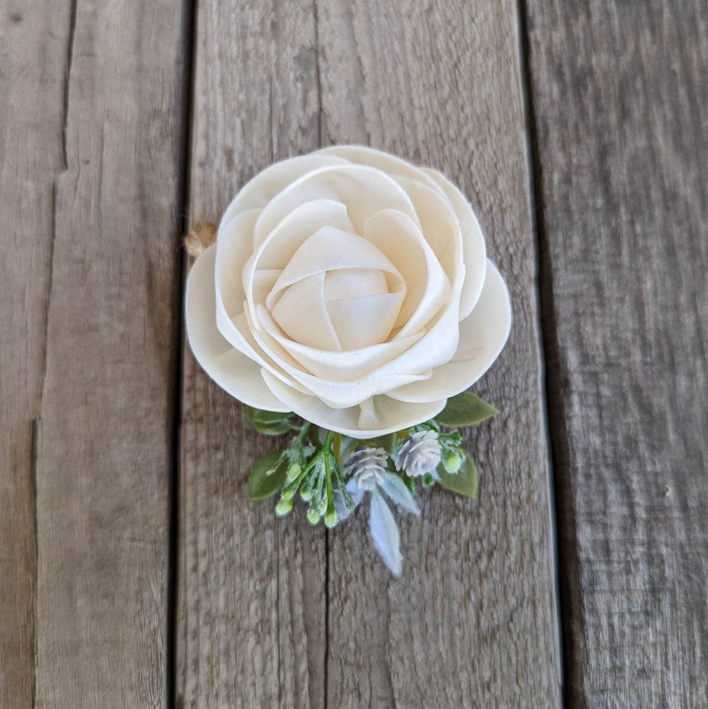Corsage and Boutonniere Set, Wood Flower Wrist Corsage for Prom, Wooden Flower Corsage for Wedding