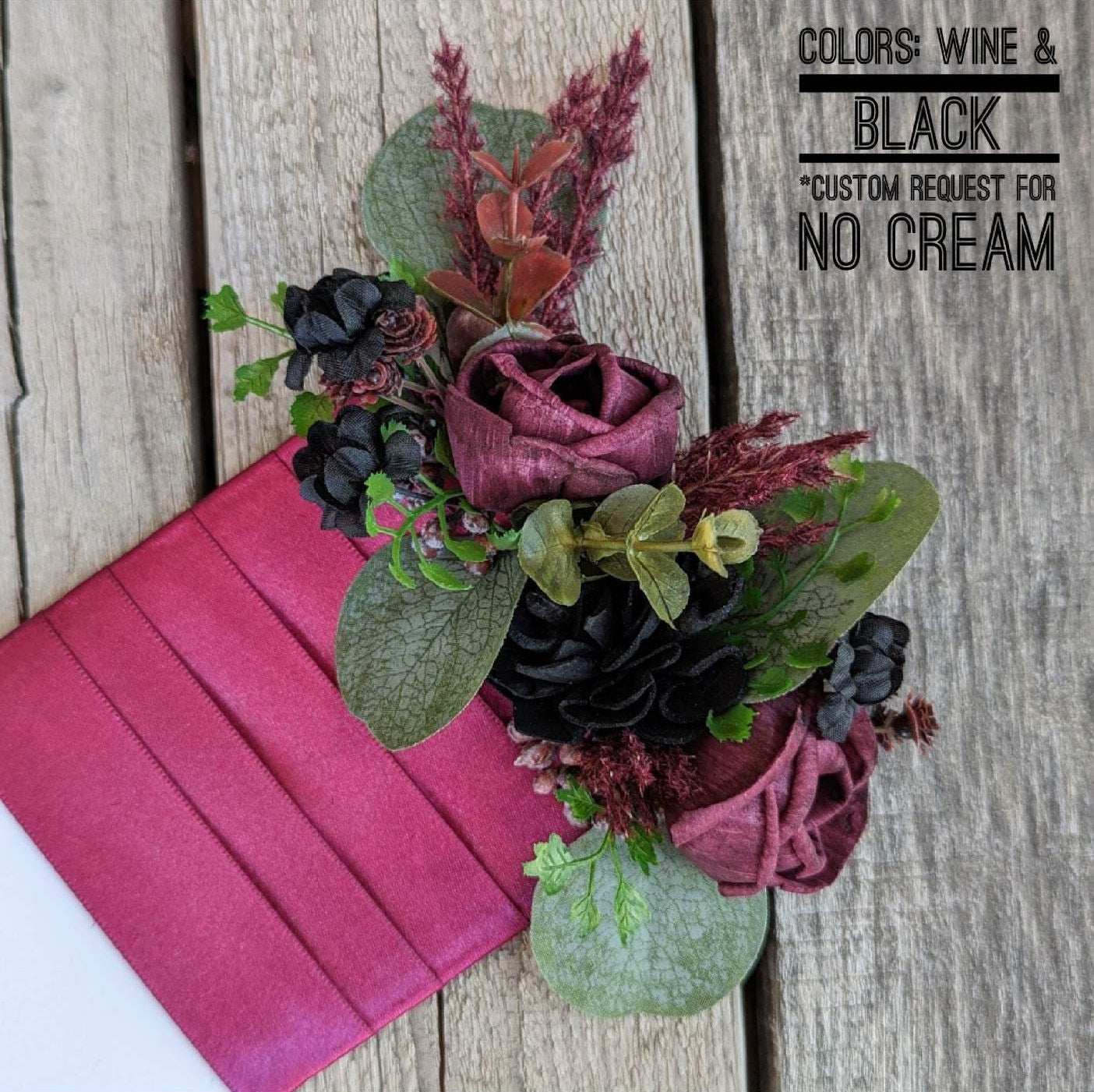 Wood Flower Pocket Boutonniere for Groom, Wooden Flowers Groom Boutonniere, Groomsmen Wedding Flowers, Wedding Boutonniere