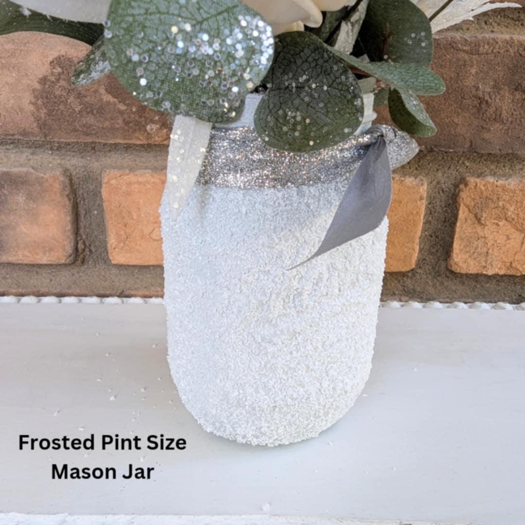 Holiday Wood Flower Mason Jar Arrangement, Christmas Centerpiece, Holiday Hostess Gift, Wooden Flower Table Centerpiece, Festive Florals