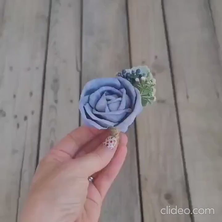 Wood Flower Boutonniere, Wooden Groom Boutonniere, Wood Boutonniere, Groomsmen Flowers, Wedding Flowers for Groom