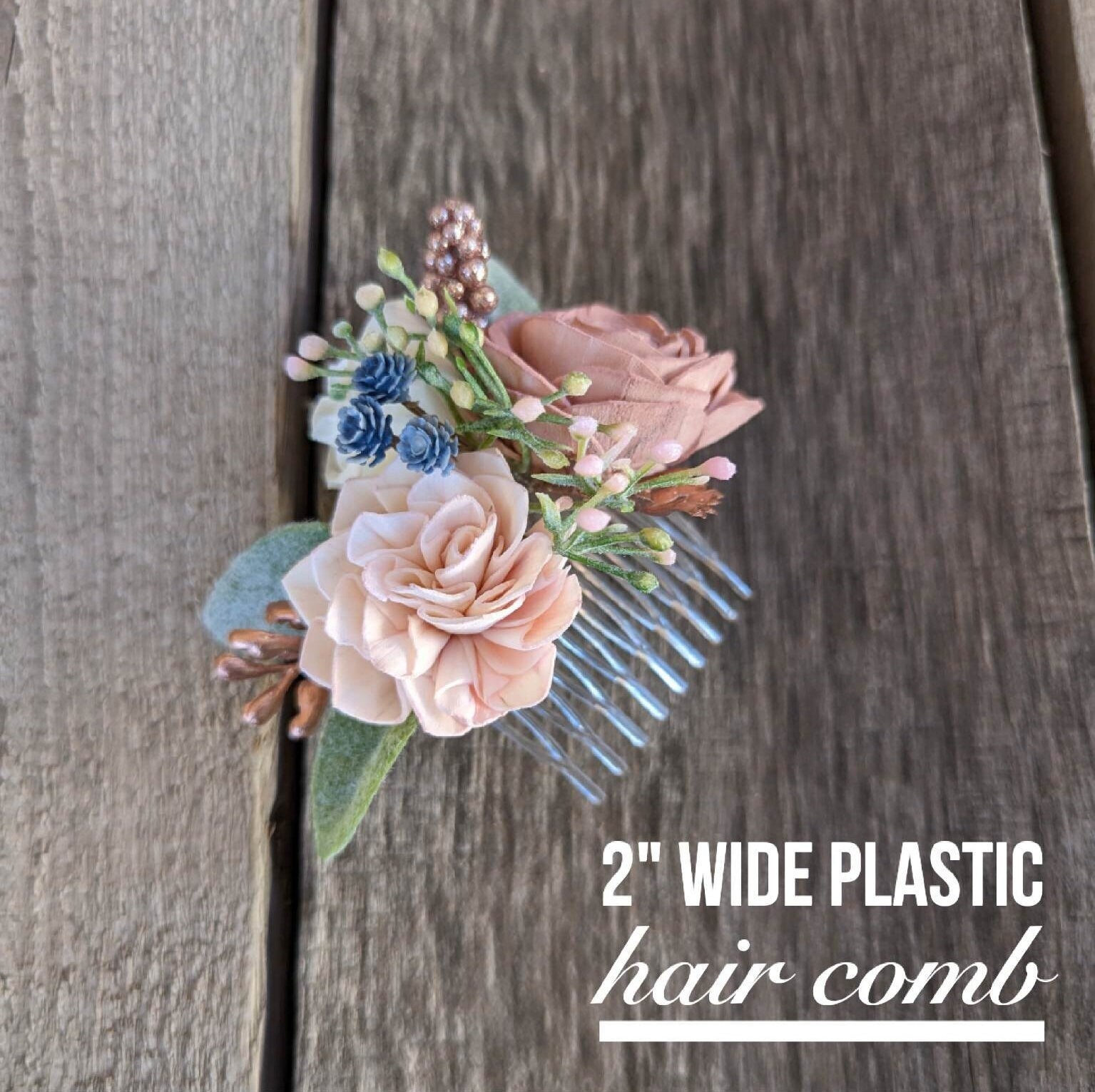 Small Floral Hair Comb, Bridal Hair Piece, Flowers for Hair, Wedding Bridal Accessories, Flower Girl Hair Accessory