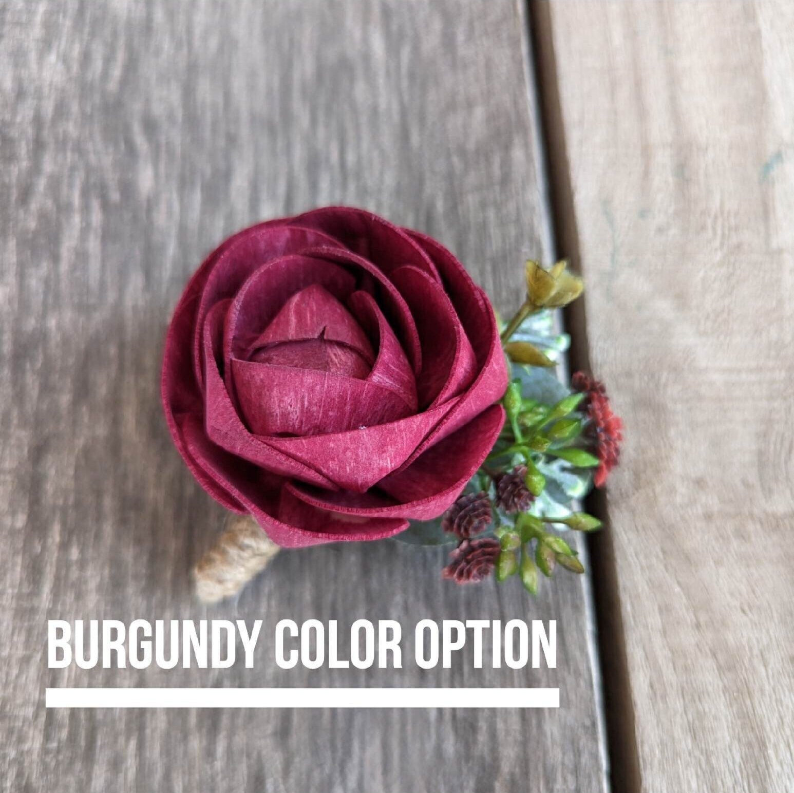 Wood Boutonniere, Wood Flower Boutonniere, Wooden Groom Boutonniere, Groomsmen Flowers, Wedding Flowers Groom & Groomsmen
