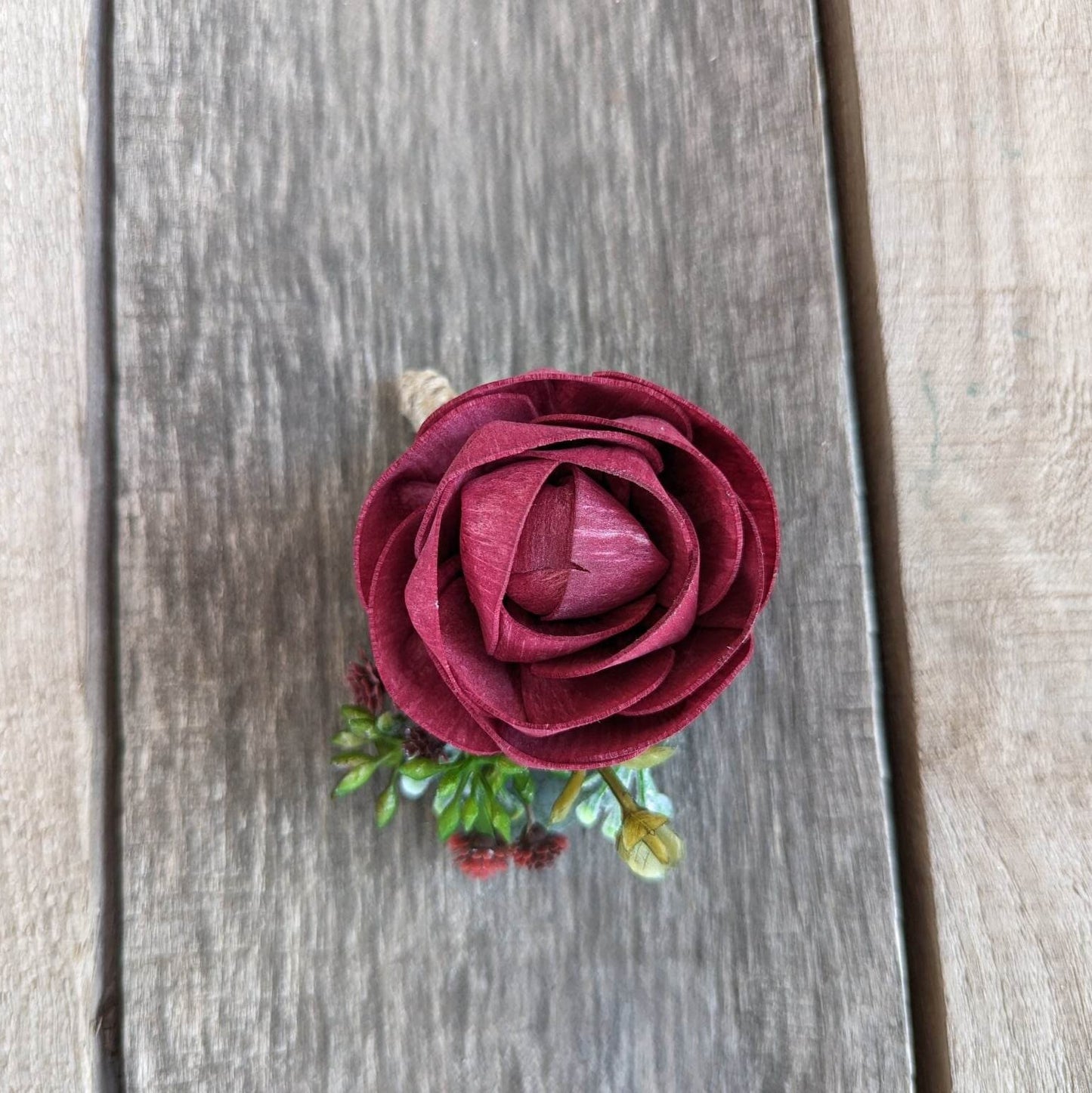 Wood Boutonniere, Wood Flower Boutonniere, Wooden Groom Boutonniere, Groomsmen Flowers, Wedding Flowers Groom & Groomsmen