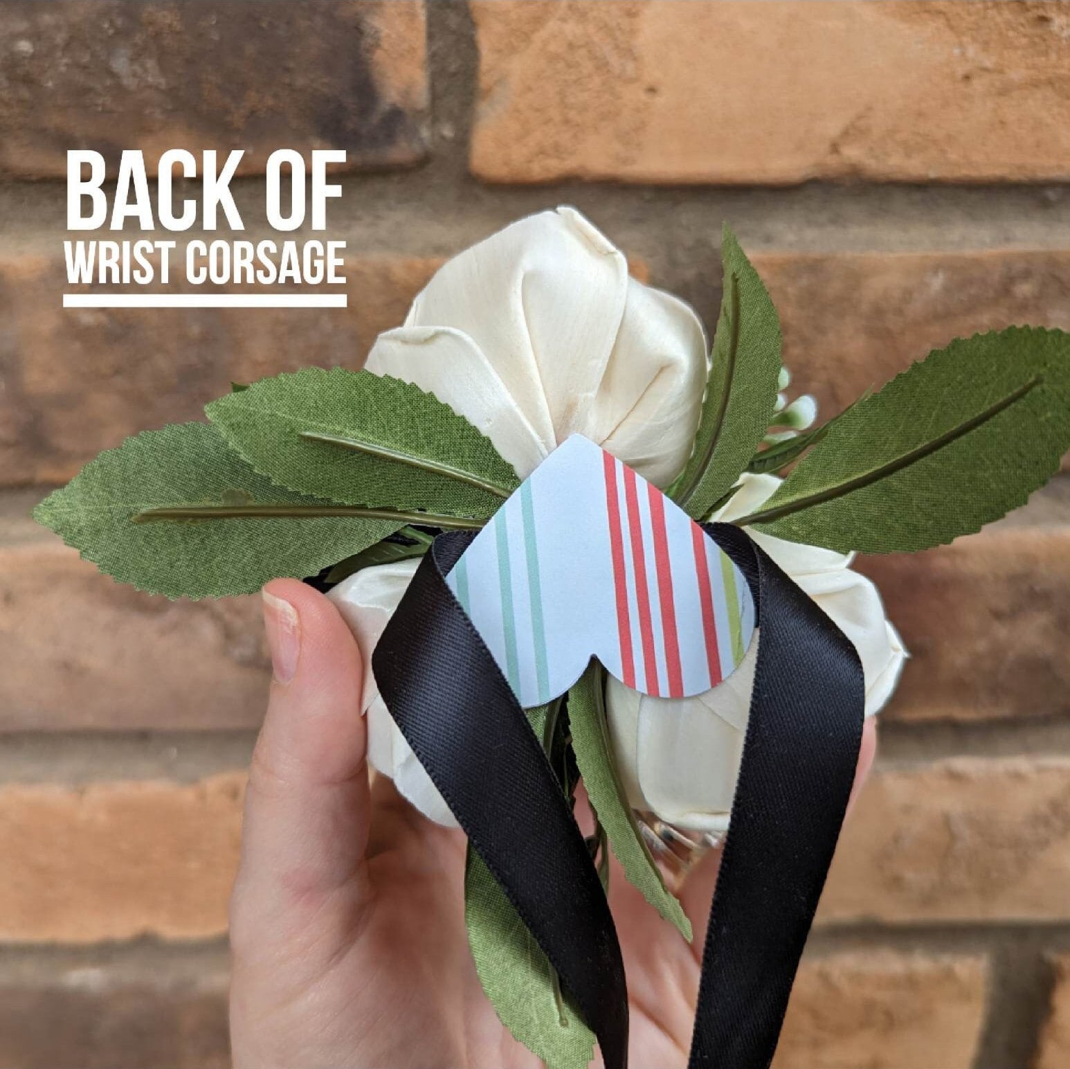 Corsage and Boutonniere Set with Wood Flowers, Prom Corsage and Boutonniere, Prom Flowers, Bridesmaid Wrist Corsage, Wedding Flowers