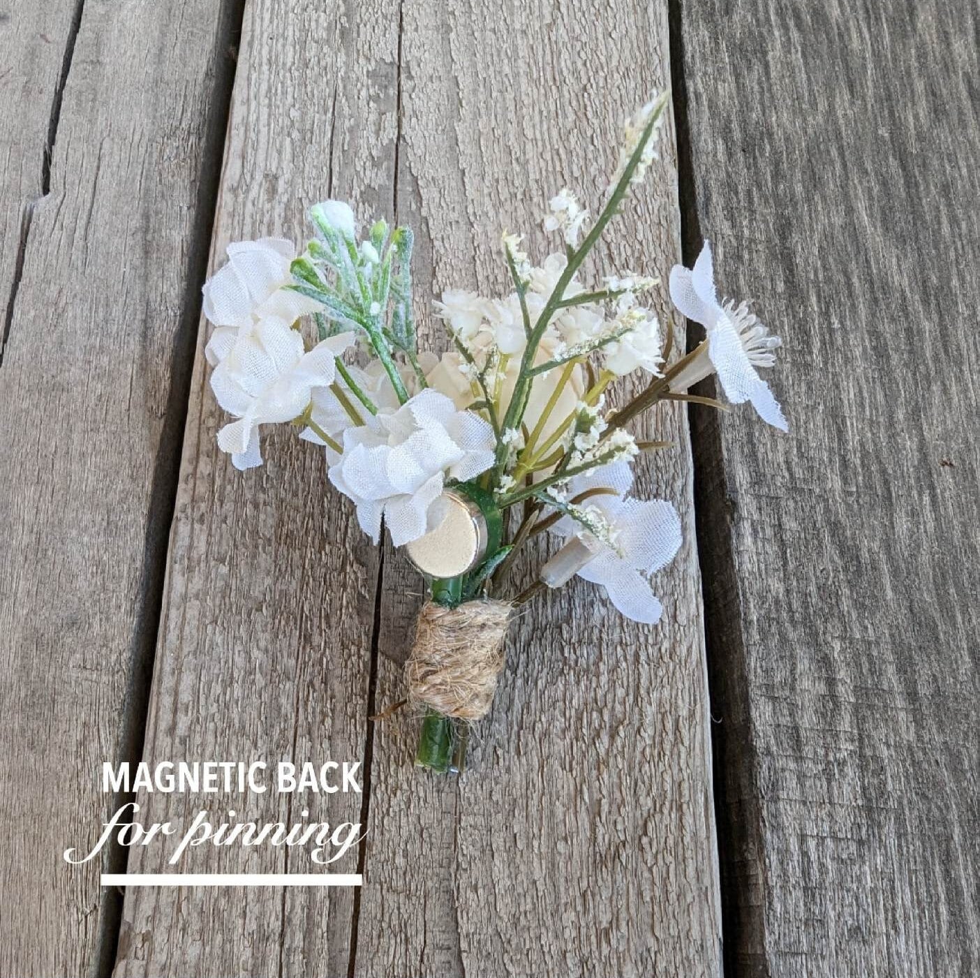 Wood Boutonniere, Wood Flower Boutonniere, Wooden Groom Boutonniere, Groomsmen Flowers, Wedding Flowers Groom & Groomsmen