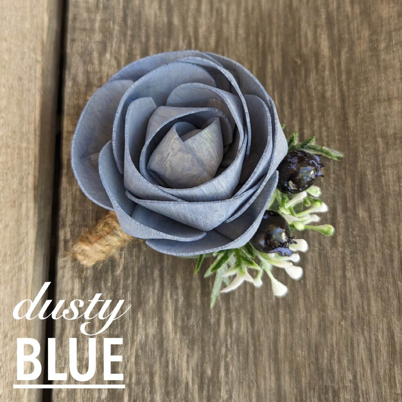 Groom Boutonniere, Wood Wedding Flower Boutonnieres, Sola Wood Flowers Eucalyptus